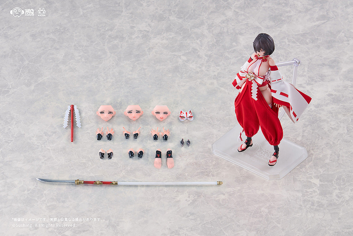 Combat priestess Uefuji Kikyou 1/12 Articulated Figure - Image 3