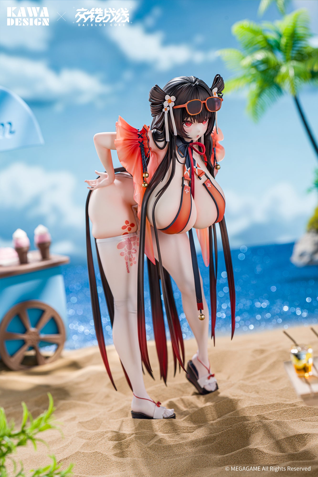Kawa Design - Daiblos Core - Maree Rouge Banquet of Falling Plums Normal VER. 1/6 Scale Figure - Image 4