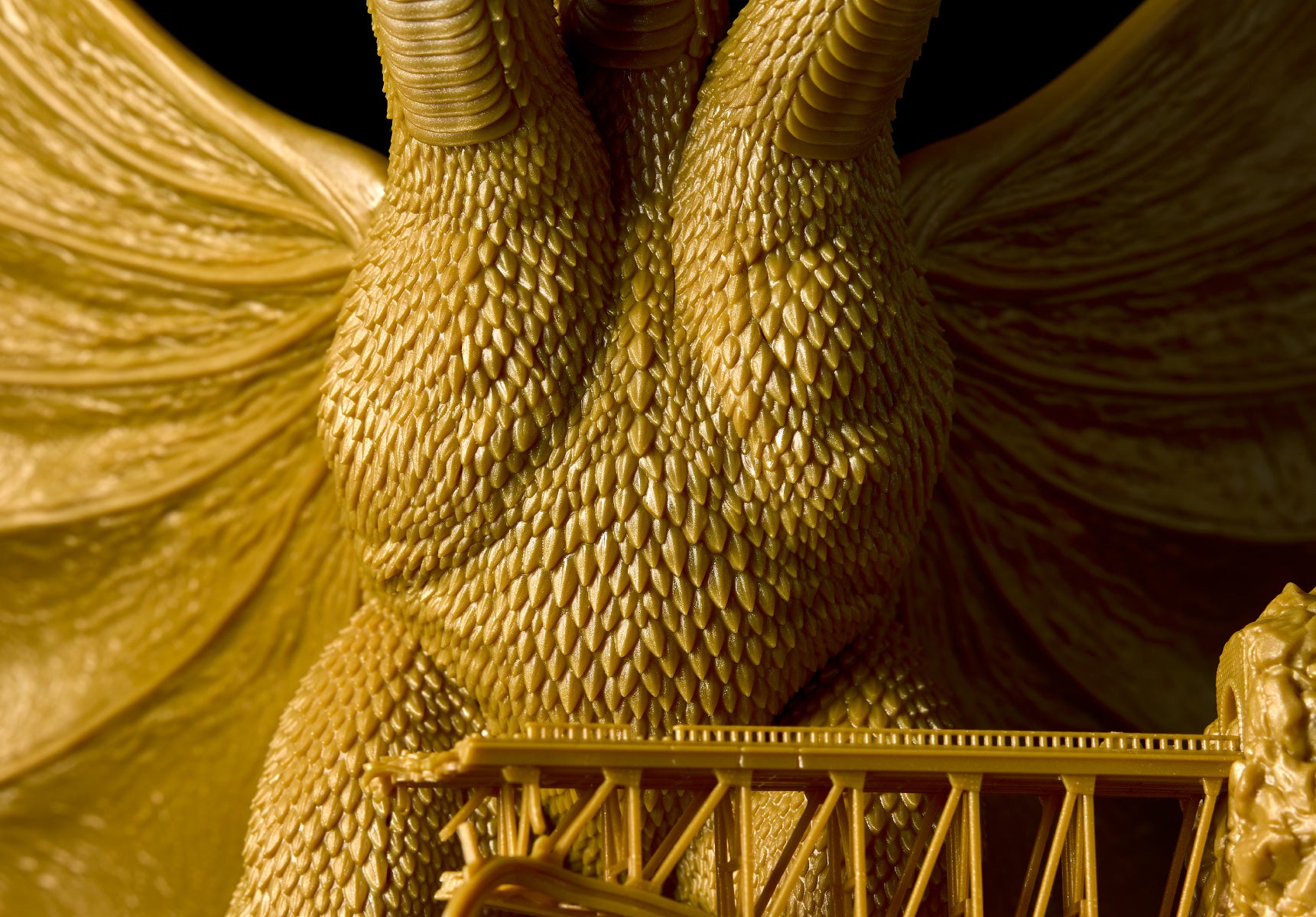 ARTPLA SCULPTURE WORKS - Godzilla - King Ghidorah Re: Imagination - Image 5