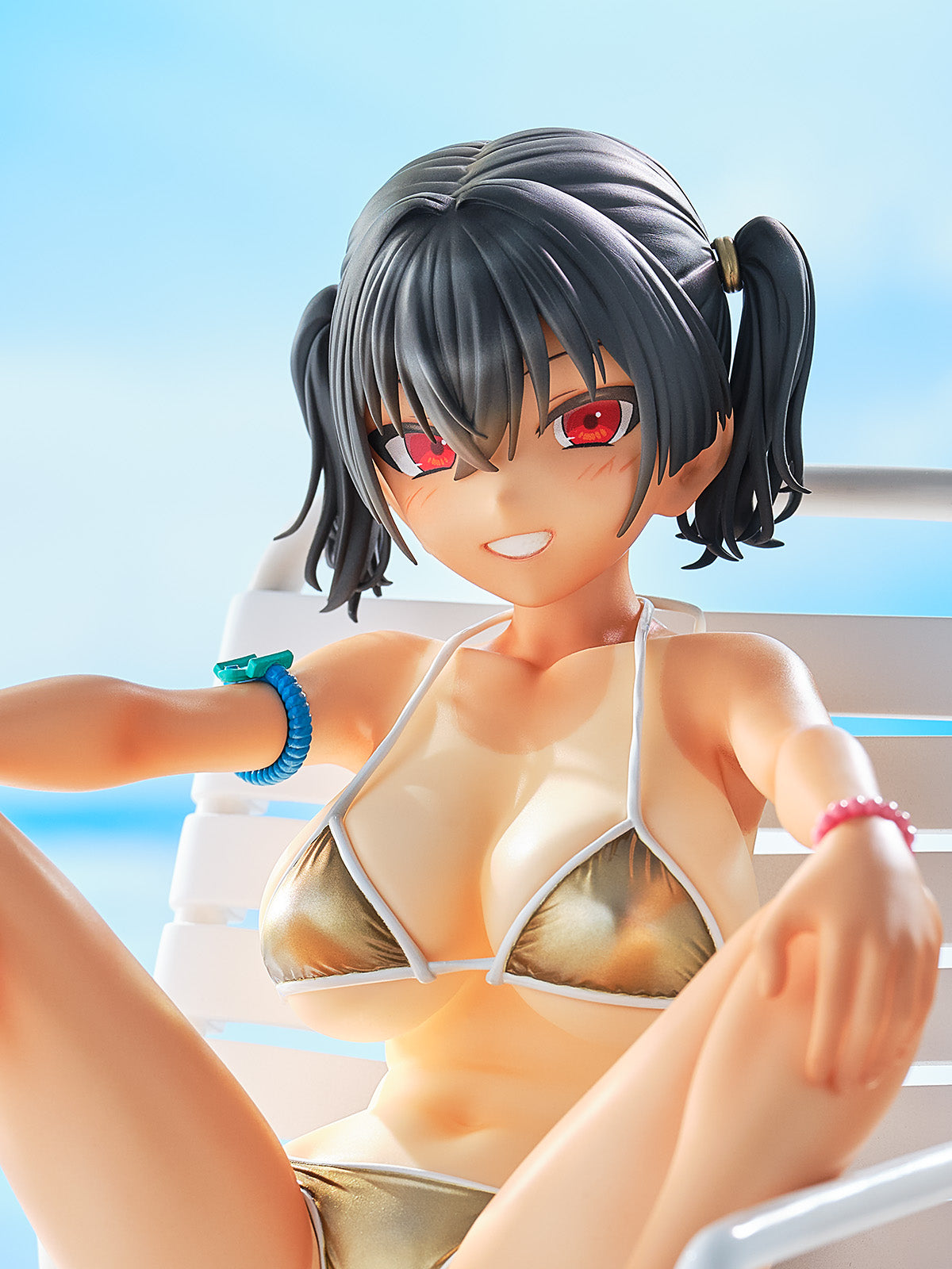 Kaedeko Original Illustration Sasaki Kanna Gold Bikini Ver. - Image 6