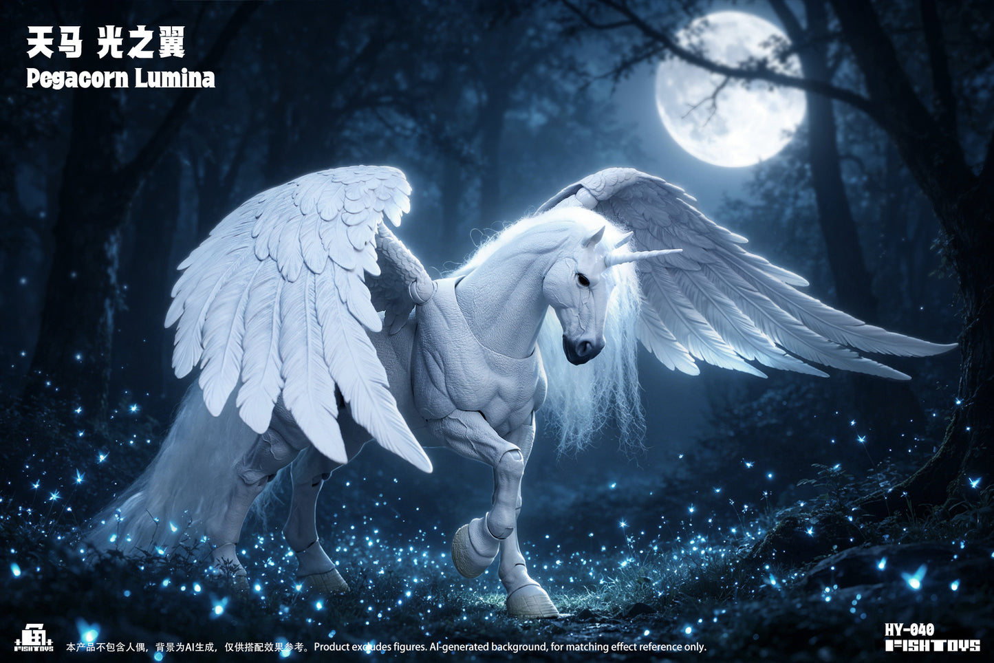 FISH TOYS HY-040 PEGACORN LUMINA 1/12 SCALE ACTION FIGURE - Image 6
