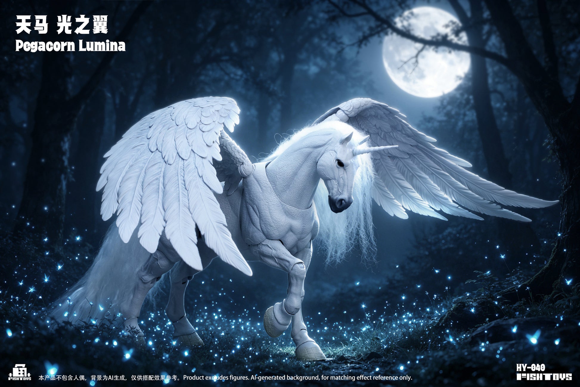 FISH TOYS HY-040 PEGACORN LUMINA 1/12 SCALE ACTION FIGURE - Image 6