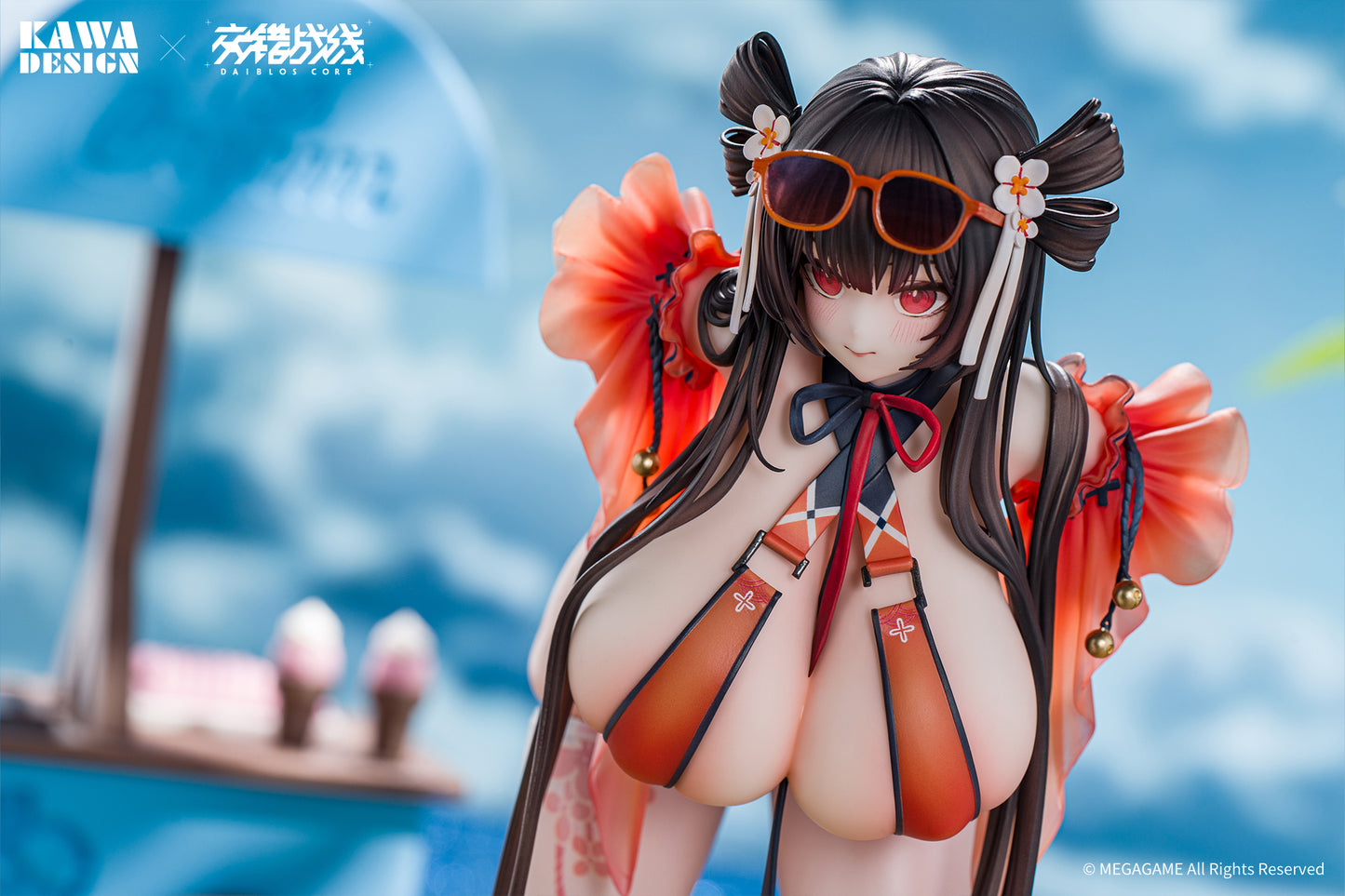 Kawa Design - Daiblos Core - Maree Rouge Banquet of Falling Plums Normal VER. 1/6 Scale Figure - Image 6