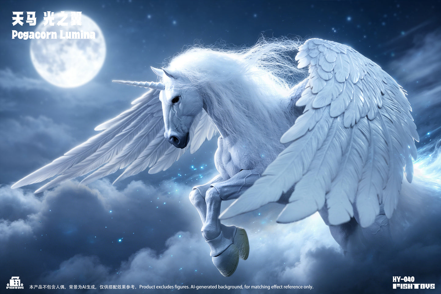 FISH TOYS HY-040 PEGACORN LUMINA 1/12 SCALE ACTION FIGURE - Image 7