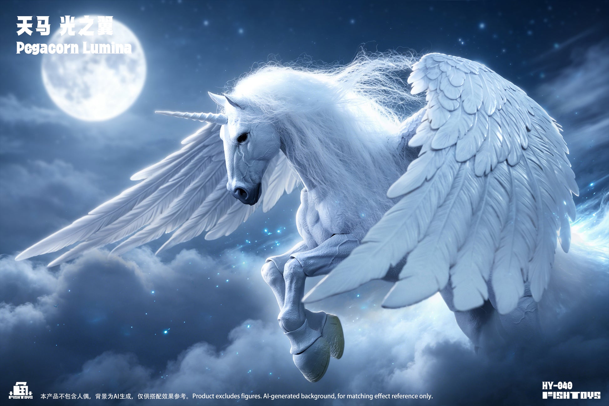 FISH TOYS HY-040 PEGACORN LUMINA 1/12 SCALE ACTION FIGURE - Image 7