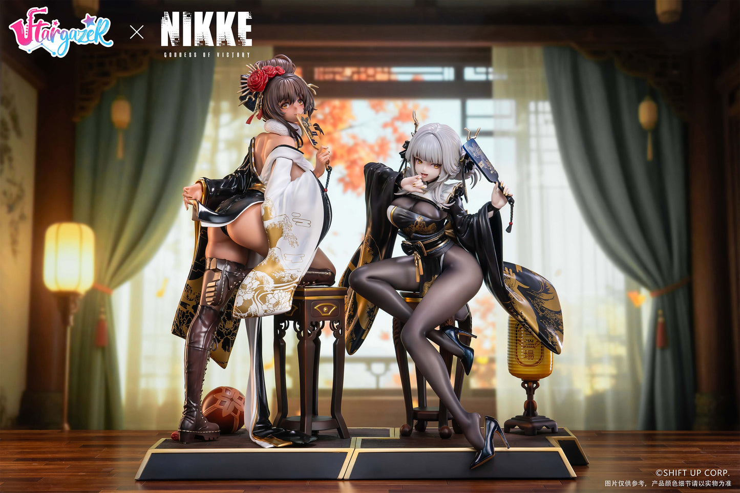 Stargazer "goddess Of Victory: Nikke" Blanc & Noir 1/4 Scale Figure Set Of Two - Image 1