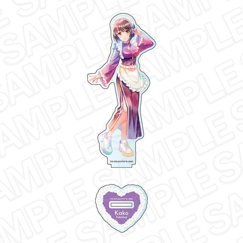 - The Idolmaster Cinderella Girls - Acrylic Figure Pale Tone Series Takafuji Kako Jersey Maid Ver. - Image 1