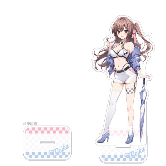 Karory Original Illustration Extra Large Acrylic Stand Aomi Maika / Race Queen