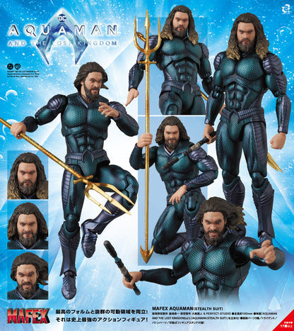 MAFEX - Aquaman and the Lost Kingdom - Aquaman (Stealth Suit) - Image 1