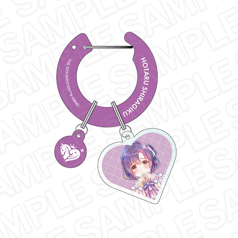 - The Idolmaster Cinderella Girls - Acrylic Carabiner Pale Tone Series Shiragiku Hotaru Subculture Fashion Ver. - Image 1