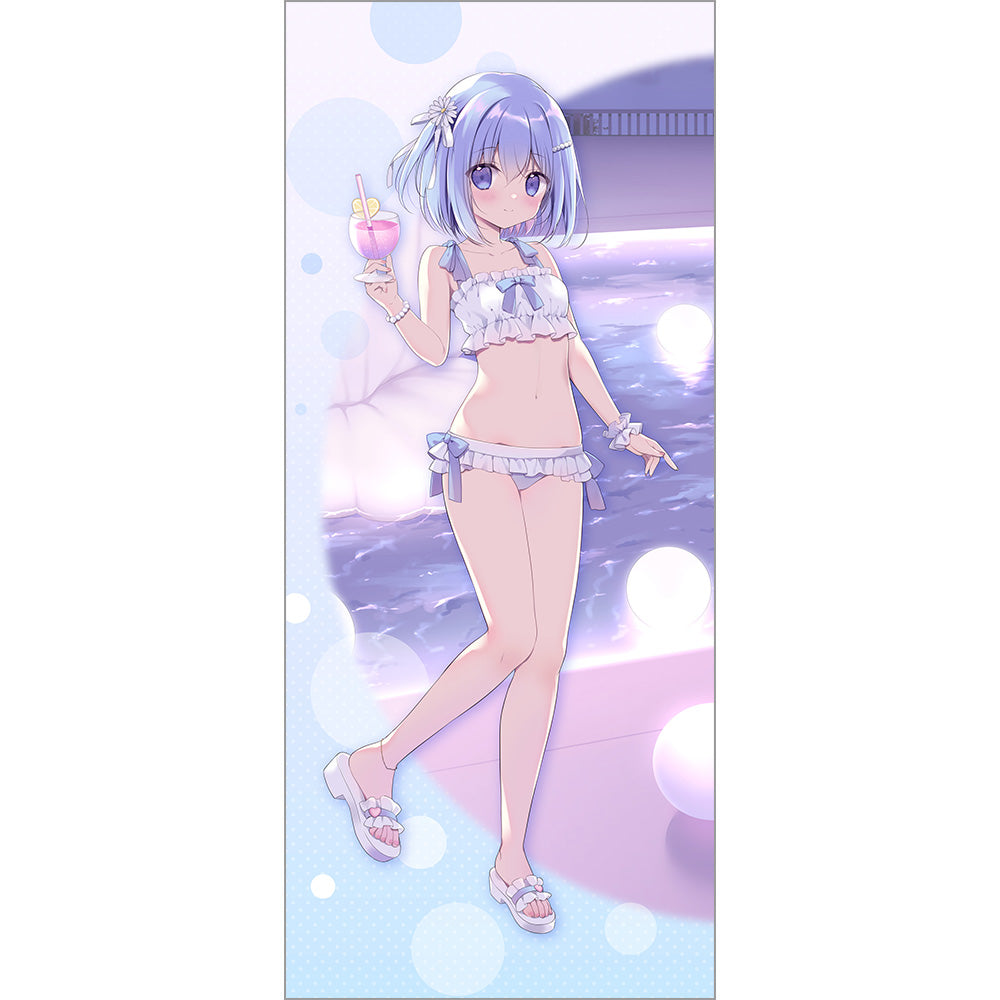 Miyu Miyasaka Original Illustration Extra Large Tapestry Shiino / Night Pool