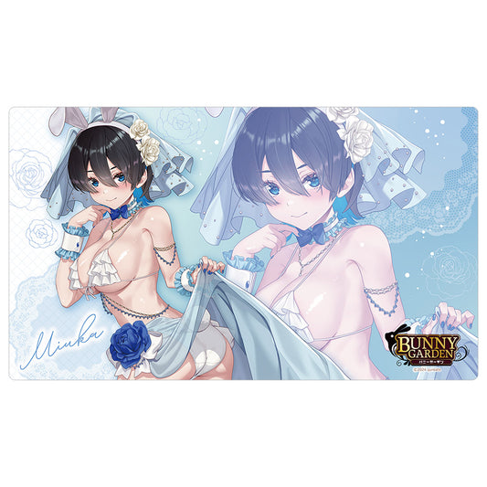 Bunny Garden - Original Illustration Rubber Mat Miuka / Bunny Wedding Swimwear