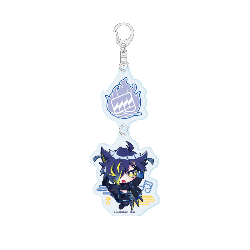 Linked Acrylic Key Chain - Show by Rock!! - 21 Yasu (Mini Character Illustration) - Image 1