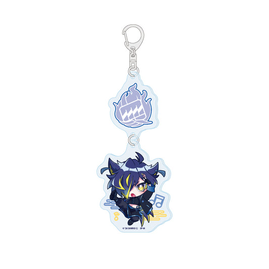 Linked Acrylic Key Chain - Show by Rock!! - 21 Yasu (Mini Character Illustration) - Image 1