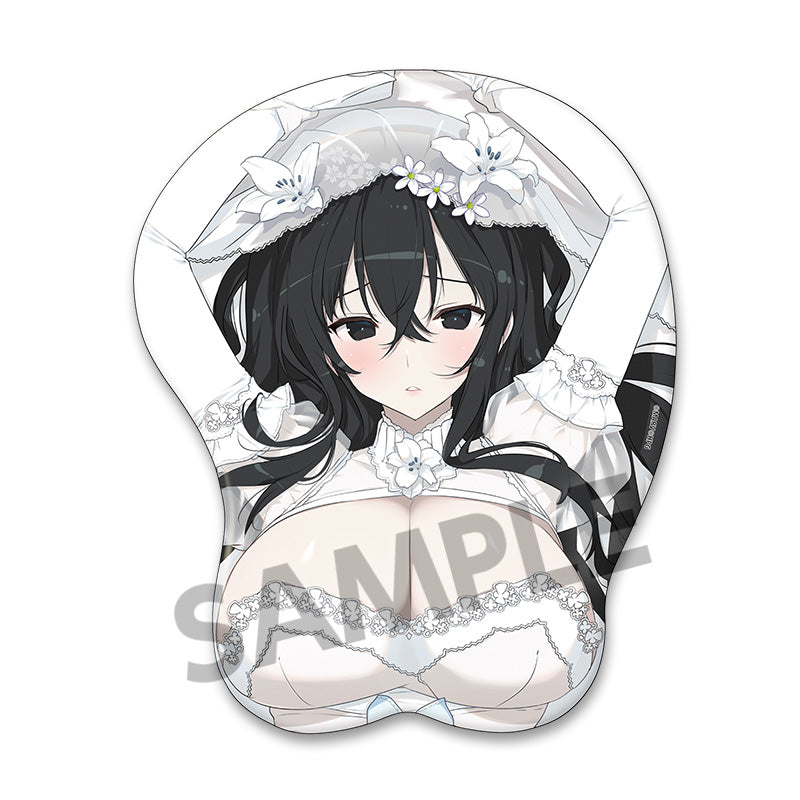 - Senran Kagura - Original Illustration Oppai Mouse Pad Fubuki Wedding Ver. - Image 1