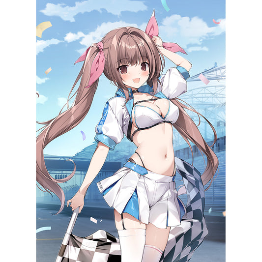 Karory Original Illustration B2 Tapestry Aomi Kanon / Race Queen W Suede