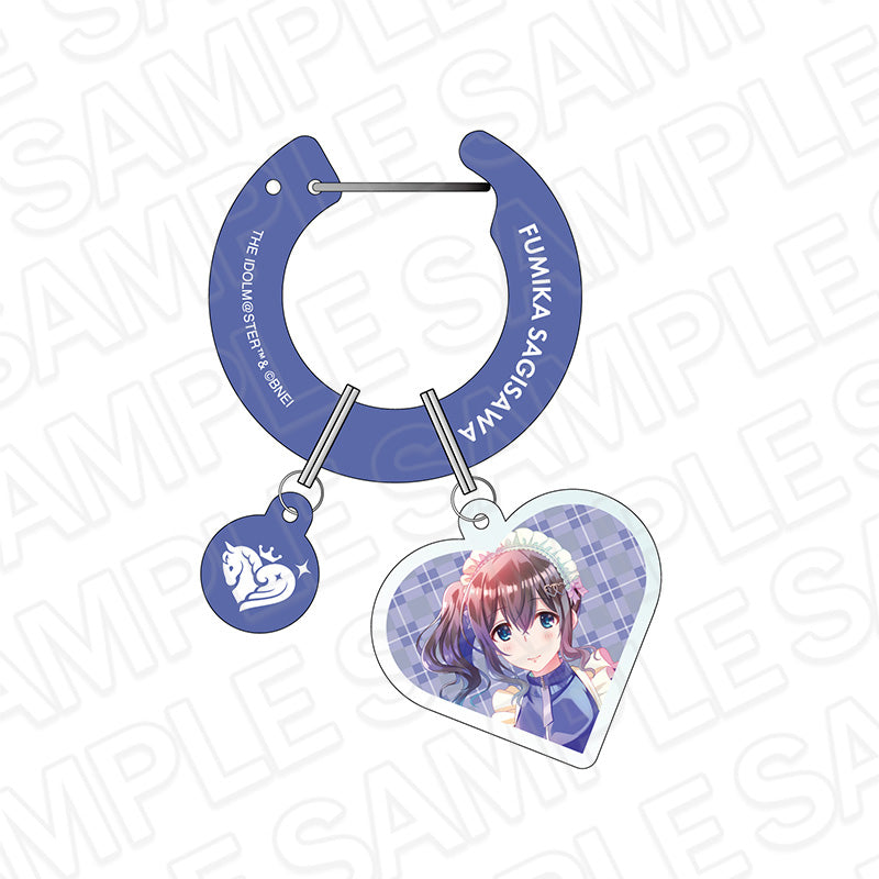 - The Idolmaster Cinderella Girls - Acrylic Carabiner Pale Tone Series Sagisawa Fumika Jersey Maid Ver. - Image 1