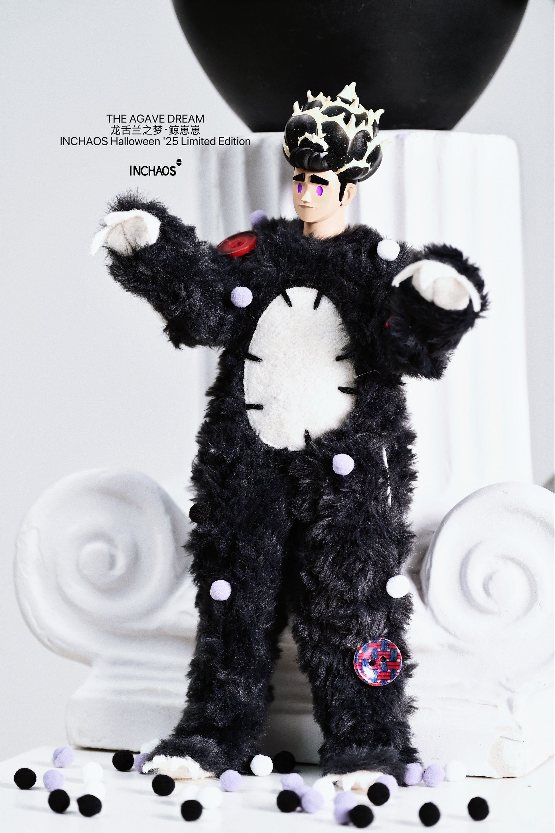 INCHAOS THE AGAVE DREAM BABY WHALE 1/6 SCALE ACTION FIGURE (BLACK) - Image 1