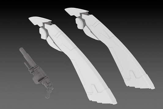 1/35 Scale Plastic Kit - Powerdolls2 - X-4+(Pd-802) Armored Infantry Weapon Set 1 (Angel Wing & M51 Grenade Launcher) - Image 1