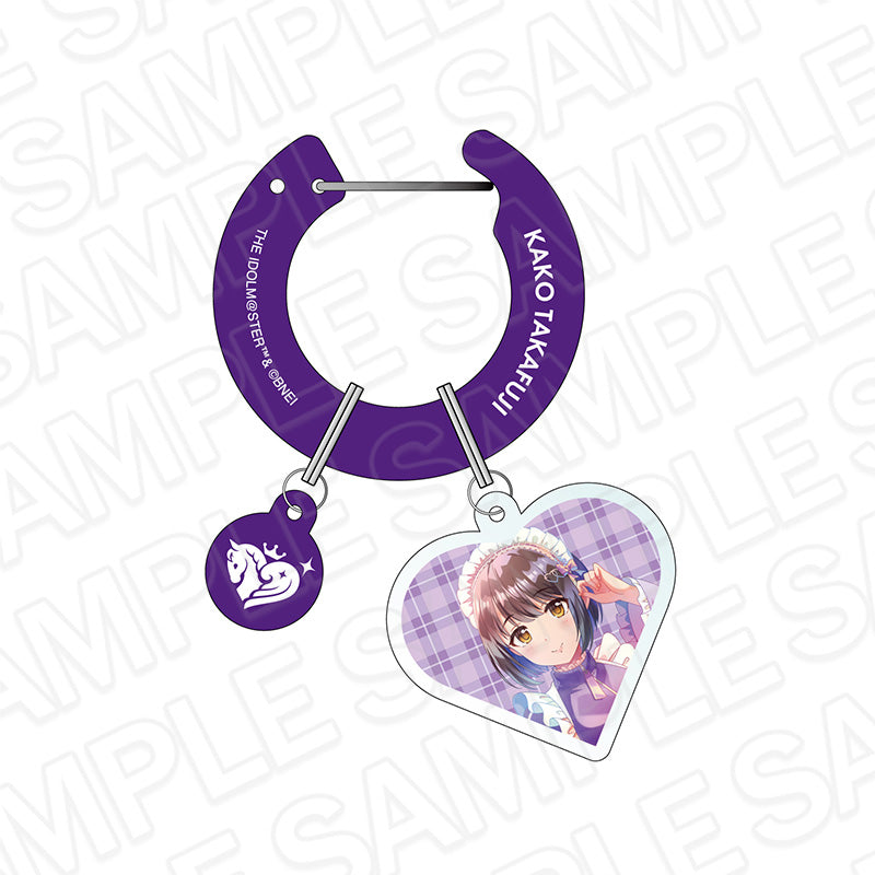 - The Idolmaster Cinderella Girls - Acrylic Carabiner Pale Tone Series Takafuji Kako Jersey Maid Ver. - Image 1
