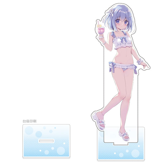 Miyu Miyasaka Original Illustration Extra Large Acrylic Stand Shiino / Night Pool