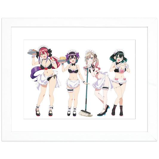 Bad Girl - Original Illustration Chara Fine Graph Maid Swimwear A4