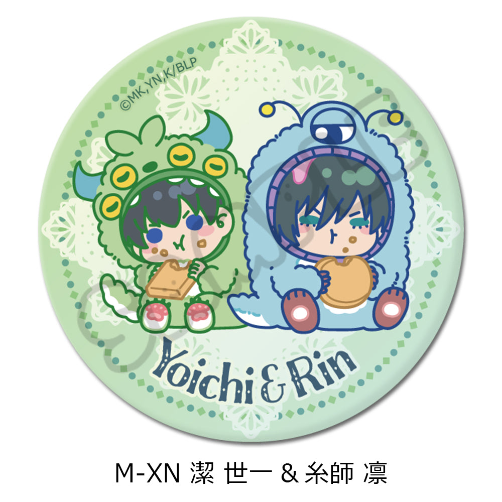 - Blue Lock - Vol. 9 Round Can Badge (75mm) M-XN Isagi Yoichi & Itoshi Rin - Image 1