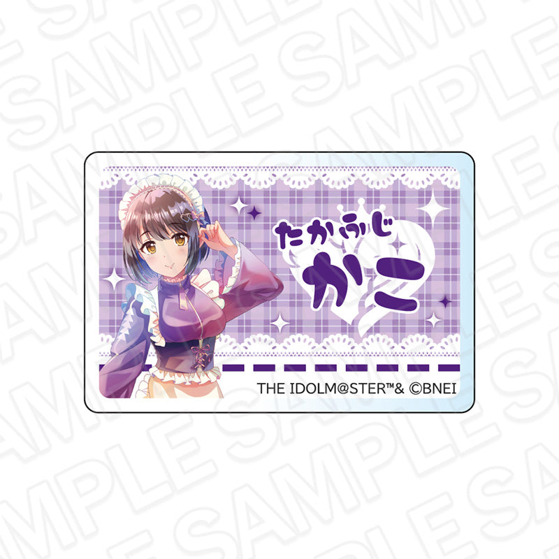 - The Idolmaster Cinderella Girls - Acrylic Name Badge Pale Tone Series Takafuji Kako Jersey Maid Ver. - Image 1