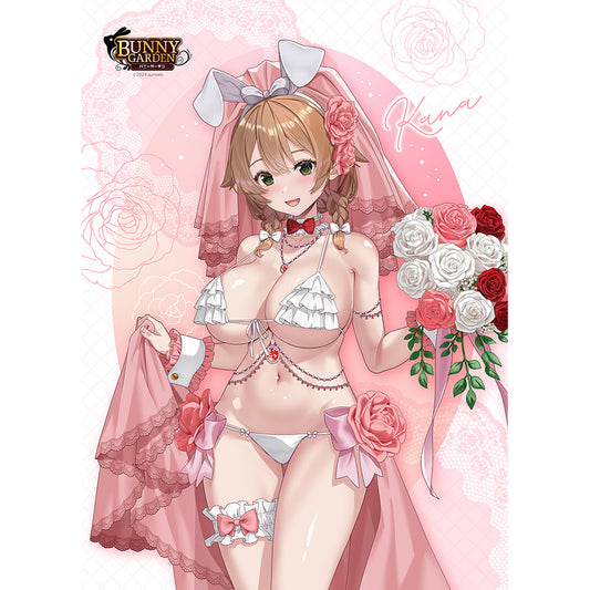 Bunny Garden - Original Illustration B2 Tapestry Kana / Bunny Wedding Swimwear W Suede