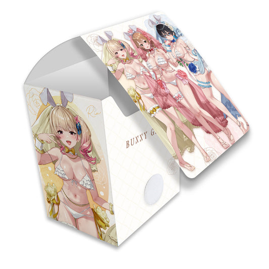 Bunny Garden - Original Illustration Deck Case Bunny Wedding Swimwear