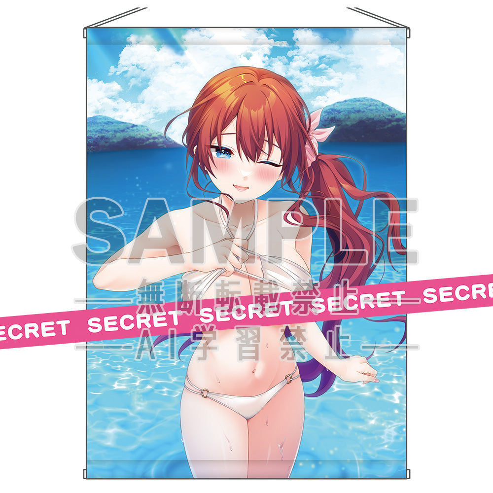 Mail Order From Dengeki Moeoh October 2026 Issue K-Ko Original Illustration - Triple Pairing - Midsummer Bold Lady Nazca X-Rated Tapestry - Image 1