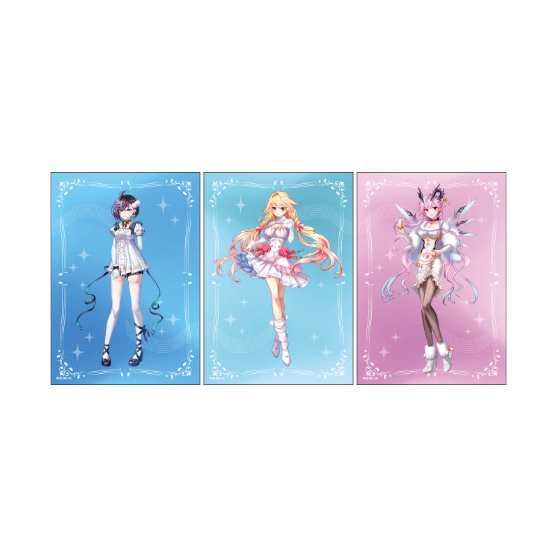 L Size Bromide 3 Set - White Cat Project - 06 Luna & Sierra & Oscrol (Original Illustration) - Image 1