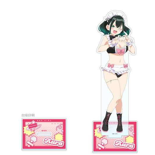 Bad Girl - Original Illustration Extra Large Acrylic Stand Ruriha Rura / Maid Swimwear