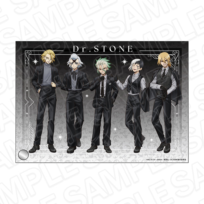 - Dr. Stone - Lame Mini Acrylic Art Black Suit VER. - Image 1
