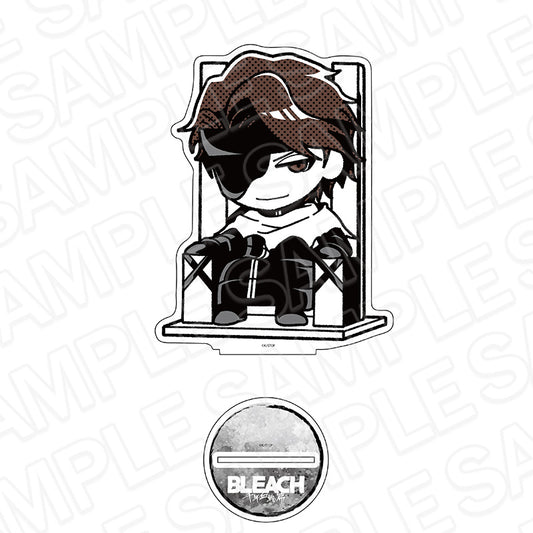 "bleach: Thousand-year Blood War" Extra Large Acrylic Figure Monocolor Aizen Sosuke Vol. 2 - Image 1