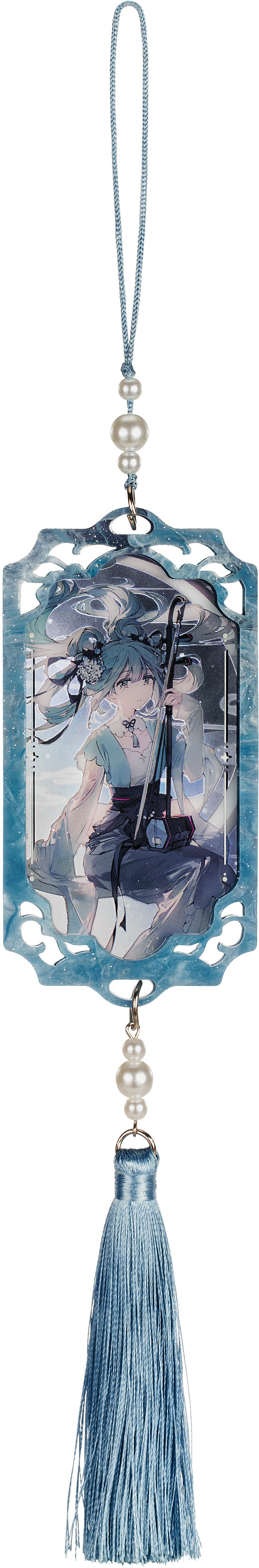 Character Vocal Series 01 Hatsune Miku Hatsune Miku Acrylic Keychain Han Gong Qiu Yue Ver. - Image 1
