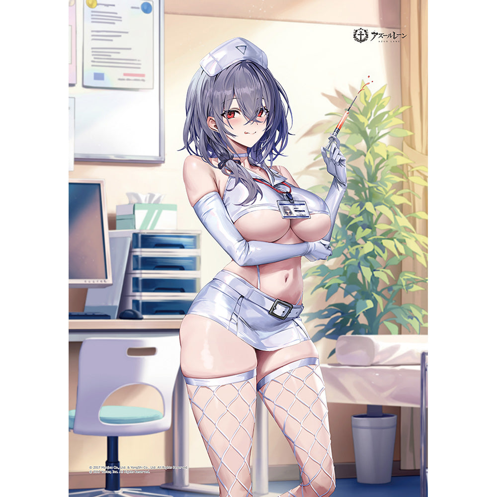 Azur Lane - Original Illustration B2 Tapestry Pittsburgh / Nurse W Suede