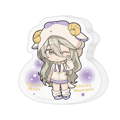 - Too Many Losing Heroines! - Die-cut Acrylic Block Shikiya Yumeko / Kemomimi Hoodie - Image 1