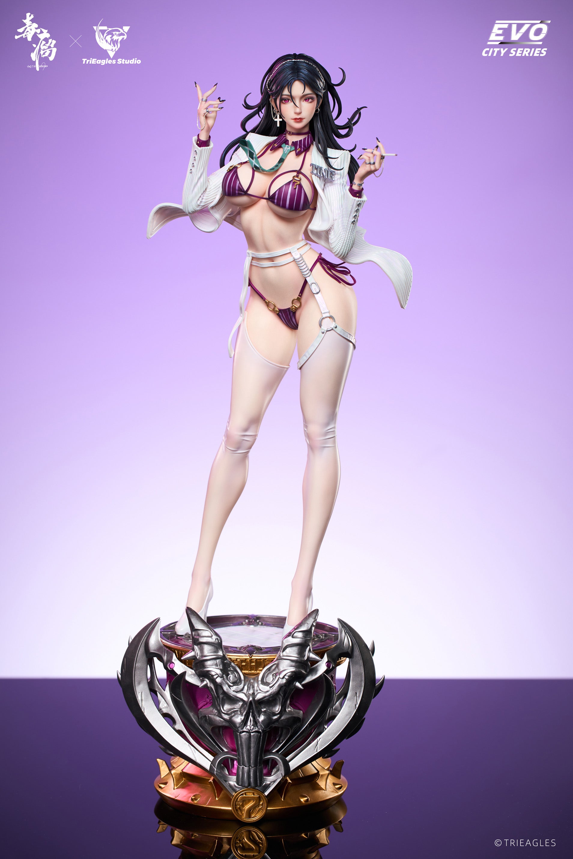 TES SUIT THUG FENG YU LAN 1/4 SCALE STATUE (WHITE COAT VER.) - Image 1