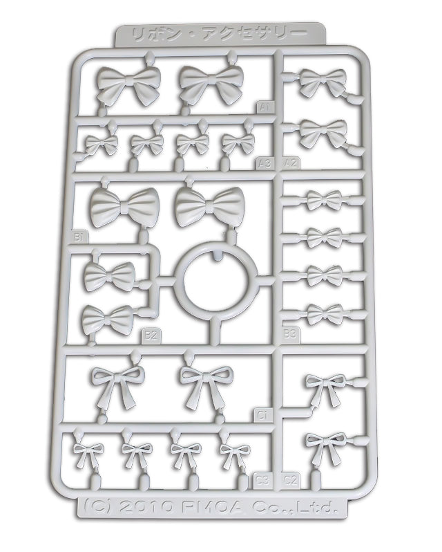MODELING SUPPLY Optional Plastic Parts Ribbon Accessory 2 (White) - Image 1