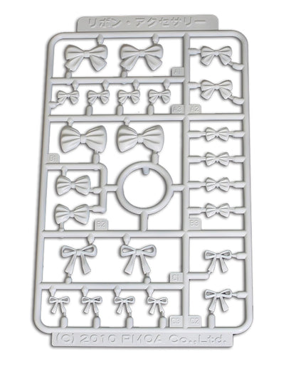 MODELING SUPPLY Optional Plastic Parts Ribbon Accessory 2 (White) - Image 1