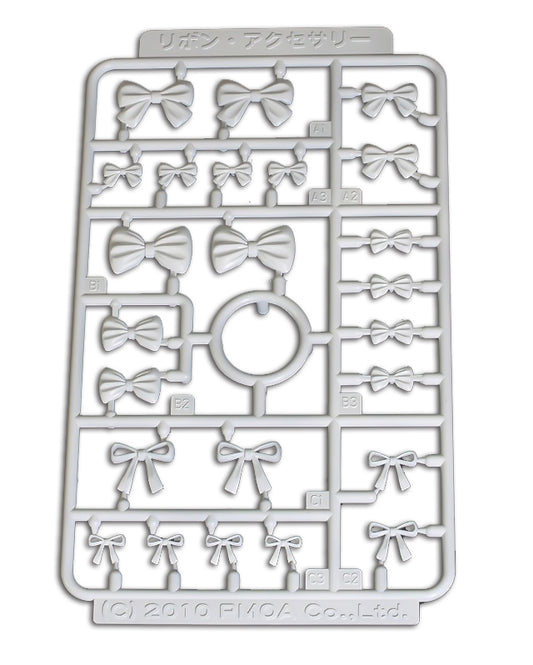 MODELING SUPPLY Optional Plastic Parts Ribbon Accessory 2 (White) - Image 1