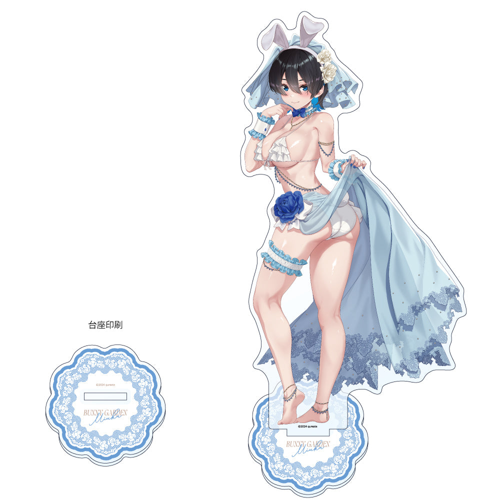 Bunny Garden - Original Illustration Extra Large Acrylic Stand Miuka / Bunny Wedding Swimwear