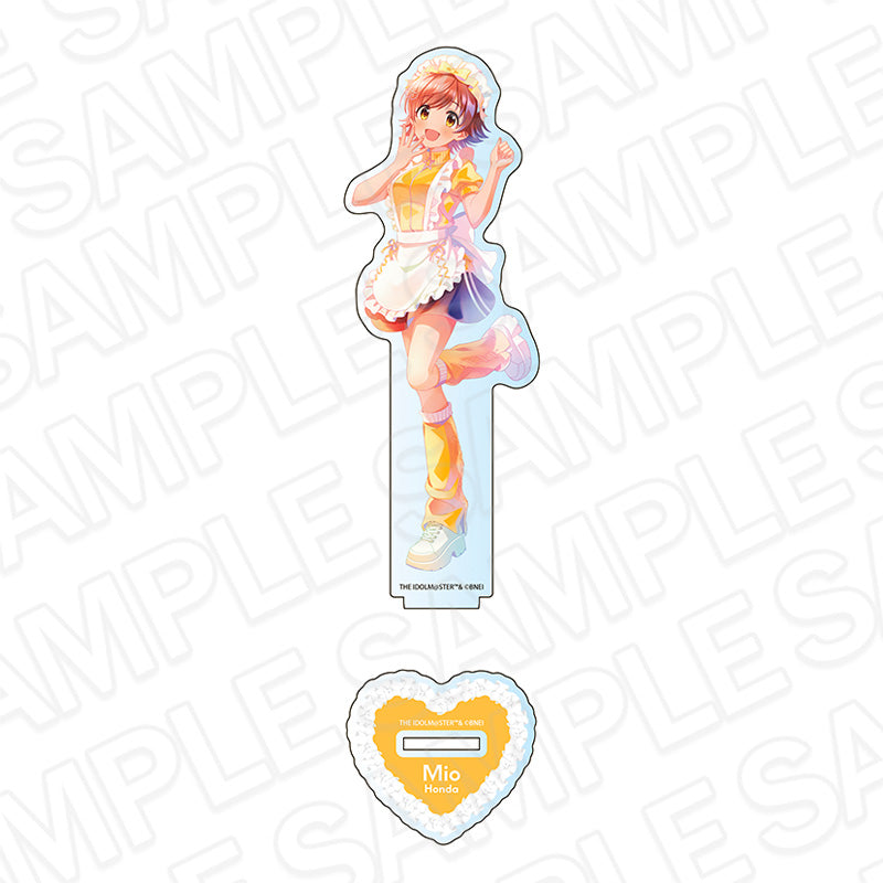 - The Idolmaster Cinderella Girls - Acrylic Figure Pale Tone Series Honda Mio Jersey Maid Ver. - Image 1