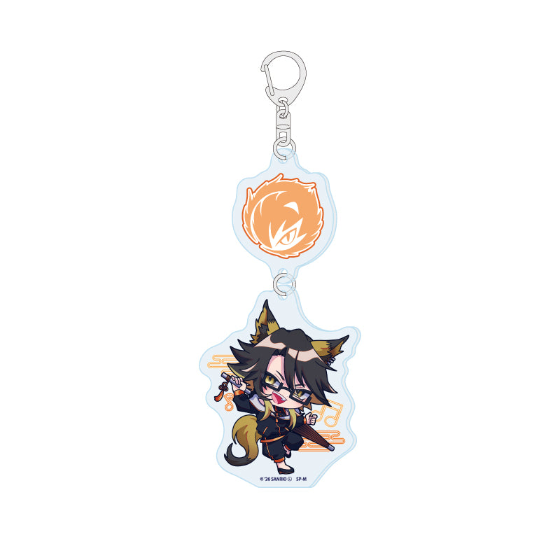Linked Acrylic Key Chain - Show by Rock!! - 14 Yaiba (Mini Character Illustration) - Image 1