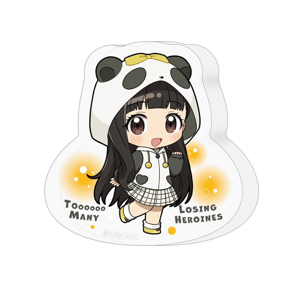 - Too Many Losing Heroines! - Die-cut Acrylic Block Nukumizu Kaju / Kemomimi Hoodie - Image 1
