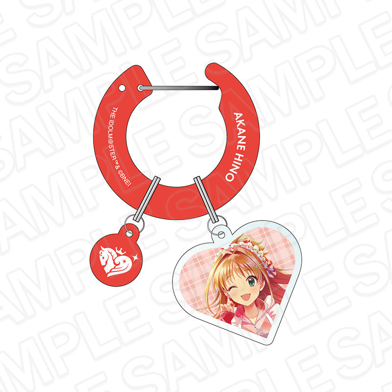 - The Idolmaster Cinderella Girls - Acrylic Carabiner Pale Tone Series Hino Akane Jersey Maid Ver. - Image 1