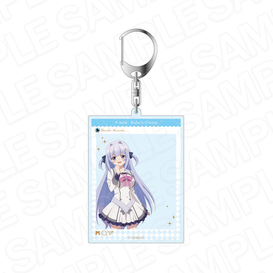 - 9-nine- Ruler's Crown - SNS Style Acrylic Key Chain Kousaka Haruka - Image 1