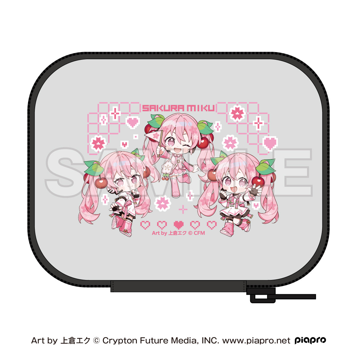 Sakura Miku X Shibuya Sakura Stage Gadget Pouch - Image 1