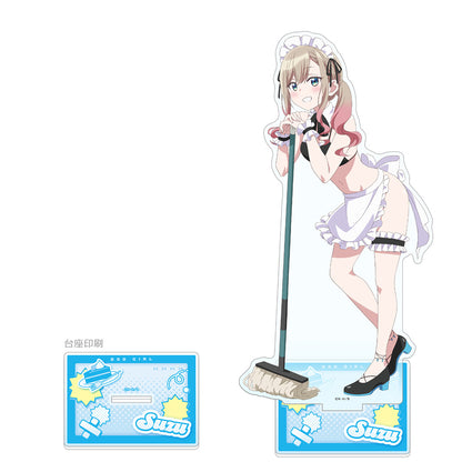 Bad Girl - Original Illustration Extra Large Acrylic Stand Suzukaze Suzu / Maid Swimwear